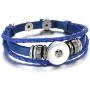 Lovglisten 6pcs Leather Bracelet Bangle for 18mm Snap Button Jewelry (1)