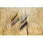 HUANIAN Stainless Bullet Shape Canister Capsule Memorial Keepsake Pendant Cremation Ash Urn Necklace for Men