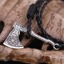 fishhook Wicca Norse Viking Celtic Knot Trinity Valknut Talisman Rune Axe Symbol Bracelet