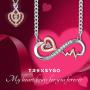 TRENSYGO Infinity Collection 925 Sterling Silver Heartbeat Infinity Cross Anchor Sunflower Nurse Necklace Jewelry Gifts for Women and Girls