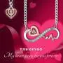 TRENSYGO Infinity Collection 925 Sterling Silver Heartbeat Infinity Cross Anchor Sunflower Nurse Necklace Jewelry Gifts for Women and Girls