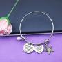 Ribukat Starfish Bracelet Never Underestimate The Difference You Made Thank You Gift for Mentor Teacher Coworker Colleague Appreciation Gift Inspirational Jewelry