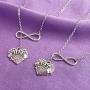 BAUNA Niece Gift from Aunt Auntie Gifts Aunt Niece Pendant Necklace Niece Birthday Gift Graduation Gift