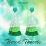 SHEGRACE Layered Tassel Earrings Tiered Thread Drop Earrings for Women Bohemian Christmas Jewelry Gifts