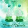 SHEGRACE Layered Tassel Earrings Tiered Thread Drop Earrings for Women Bohemian Christmas Jewelry Gifts
