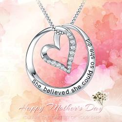 Ado Glo Mother’s Day Sister Gifts, Always My Sister Forever My Friend Love Heart Pendant Necklace, Fashion Jewelry for Women and Girls, Her Christmas Anniversary Birthday Present from Brother, Friend