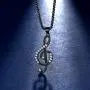 Beautlace Womens Musical Note Necklace Silver/18K Gold Black Gun Plated Treble Clef Music Note Jewelry Gifts for Music Lover Beautlace Womens Musical Note Necklace Silver/18K Gold Black Gun Plated Treble Clef Music Note Jewelry Gifts for Music Lover