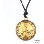 fishhook Key of Solomon The Sigil of The Archangel Samael for Magical Intentions Necklace
