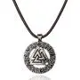 Viking Valknut Pendant Norse Warrior Odin Symbol Amulet Necklace For Men Celtic Jewelry Viking Valknut Pendant Norse Warrior Odin Symbol Amulet Necklace For Men Celtic Jewelry