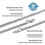 PROSTEEL Stainless Steel Chain Necklace for Men Women, Wheat Chain/Rope Chain/Box Chain, Black/Silver/Gold Tone, W:3mm/6mm, L: 18/20/22/24/26/28/30 inch, Come Gift Box
