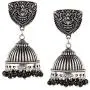 Efulgenz Indian Vintage Retro Ethnic Gypsy Oxidized Silver Tone Boho Jhumka Jhumki Dangle Earrings with Stud for Girls and Women Love Gift Efulgenz Indian Vintage Retro Ethnic Gypsy Oxidized Silver Tone Boho Jhumka Jhumki Dangle Earrings with Stud for Girls and Women Love Gift