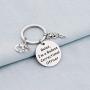 HOLLP Funny Badass Correctional Officer Gift Relax,I’m a Badass Correctional Officer Keychain Correctional Officer Jewelry Gift for Police Officer