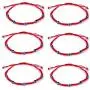 6pcs Evil Eye String Kabbalah Bracelets for Protection and Luck Hand-Woven Red Rope Cord Thread Friendship Bracelet Anklet (HS028-5) 6pcs Evil Eye String Kabbalah Bracelets for Protection and Luck Hand-Woven Red Rope Cord Thread Friendship Bracelet Anklet (HS028-5)