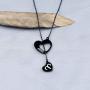 Gold Rose Y Necklaces 12 Zodiac Sign Necklace Black Constellation Jewelry Gift for Women Girls Astrology Sign Symbol Necklaces
