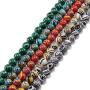SIMECO JEWELRY Malachite Crystal Green Beads Bracelet The Anti-Anxiety Bracelet Adjustable Elasticity Brings Luck Wealth Handmade Bracelet 7.5 inch (8 mm Bead)