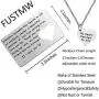 FUSTMW Engraved Wallet Inserts Card Long Distance Couples Gif Metal Wallet Insert Necklace Couple Matching Set Gif Deployment Gif for Him Her FUSTMW Engraved Wallet Inserts Card Long Distance Couples Gif Metal Wallet Insert Necklace Couple Matching Set Gif Deployment Gif for Him Her