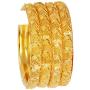 JDZ COLLECTION Indian Gold Plated Bangle Bracelet Bollywood Jewelry Ethnic Pola Bangles Set 4pc Traditional Designer Bangles