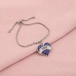 UJIMS ZPB Sorority Gift ZPB Charm Bangle 1920 Greek Greece Sorority Jewelry ZPB Jewelry for Women Girl