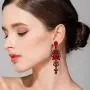BriLove Womens Victorian Style Wedding Bridal Crystal Teardrop Chandelier Dangle Earrings BriLove Womens Victorian Style Wedding Bridal Crystal Teardrop Chandelier Dangle Earrings