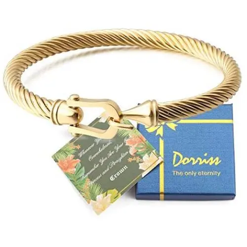 Dorriss Cable Wire Bracelets for Women Charm Bangle Bracelet Best Friend Sister Fashion Jewelry Gift Dorriss Cable Wire Bracelets for Women Charm Bangle Bracelet Best Friend Sister Fashion Jewelry Gift