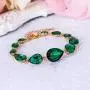 BriLove Womens Wedding Bridal Crystal Multi Teardrop Bracelet BriLove Womens Wedding Bridal Crystal Multi Teardrop Bracelet