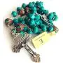 elegantmedical Turquoise TIBET COPPER BEADS STERLING 925 SILVER ROSARY NECKLACE Catholic elegantmedical Turquoise TIBET COPPER BEADS STERLING 925 SILVER ROSARY NECKLACE Catholic