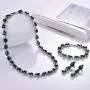 GULICX White Gold Plated Tear Drop AAA Cubic Zirconia Women Bracelet Earrings Necklace Jewelry Set GULICX White Gold Plated Tear Drop AAA Cubic Zirconia Women Bracelet Earrings Necklace Jewelry Set