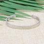 Joycuff Inspirational Bracelets for Women Mom Personalized Gift for Her Engraved Mantra Cuff Bangle Crown Birthday Jewelry