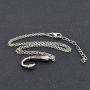 SexyMandala Urn Necklaces for Ashes Fish Hook Cremation Jewelry Urn Pendant Memorial Keepsake Funnel