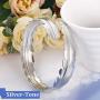 Finrezio 3Pcs Upper Arm Bracelet Cuff Bangle Bracelet Open Armlet Swirl Leaf Armband Jewelry Set