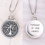 Cremation Jewelry for Ashes, Urn Necklace for Women, Sterling Silver Keepsake Pendant Charm