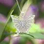 Honolulu Jewelry Company Sterling Silver Butterfly Necklace Pendant with Filigree Wings with 18'' Box Chain Honolulu Jewelry Company Sterling Silver Butterfly Necklace Pendant with Filigree Wings with 18'' Box Chain