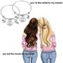 MAOFAED Best Friend Keychain Friendship Gift You are The Rachel to My Monica Friends Inspired Keychain Gift for BFF