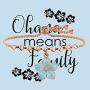 UJIMS Ohana Charm Bracelet Hawaiian Gift For Family Best Friends Ohana Jewelry with Hibiscus Flower Charm Family Member Gift