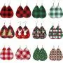 Christmas Faux Leather Earrings Xmas Tree Dangle Earrings Teardrop Drop Dangle Earrings for Woman Girls Christmas gift Christmas Faux Leather Earrings Xmas Tree Dangle Earrings Teardrop Drop Dangle Earrings for Woman Girls Christmas gift