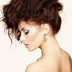 Rambling Rose Fashion Snake Drop Earrings for Women Men Gold Color Crystal Alloy Statement Exaggerated Earrings Animal Jewelry