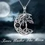 ONEFINITY Tree of Life Necklace Sterling Silver I Love You 100 Languages Necklace Tree of Life Pendant Jewelry for Women Gifts ONEFINITY Tree of Life Necklace Sterling Silver I Love You 100 Languages Necklace Tree of Life Pendant Jewelry for Women Gifts