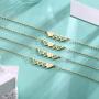 Friendship Gifts Best Friend Necklaces, Triangle Necklace Friendship Gifts Arrow Necklace Gifts for Teen Girls Friends Matching Necklaces for Best Friends Graduation Gifts for Her