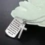 LOYALLOOK Stainless Steel Dog Tags Cross Necklaces Inspirational Jewelry Gift for Daughter Men Bible Prayer Joshua 1:9b LOYALLOOK Stainless Steel Dog Tags Cross Necklaces Inspirational Jewelry Gift for Daughter Men Bible Prayer Joshua 1:9b