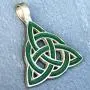 St Patricks Jewelry Elemental Green Celtic Triquetra Trinity Knot Norse Viking Pagan Magic Wicca Wiccan Witch Protection Amulet Pewter Pendant Necklace Charm for men women w Silver Ball chain St Patricks Jewelry Elemental Green Celtic Triquetra Trinity Knot Norse Viking Pagan Magic Wicca Wiccan Witch Protection Amulet Pewter Pendant Necklace Charm for men women w Silver Ball chain