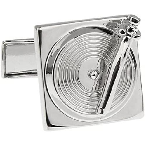 Vinyl Record Player Cufflinks Cuff Links