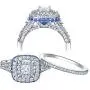 Newshe Wedding Rings for Women Engagement Ring Set Sterling Silver Princess 2.1Ct Cz Blue Size 5-10 Newshe Wedding Rings for Women Engagement Ring Set Sterling Silver Princess 2.1Ct Cz Blue Size 5-10