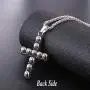 U7 Men Personalized Silver Black Gothic Skull Necklace Stainless Steel /18K Gold/Black Leather Chain Pendant, 20 Inch to 26 Inch U7 Men Personalized Silver Black Gothic Skull Necklace Stainless Steel /18K Gold/Black Leather Chain Pendant, 20 Inch to 26 Inch