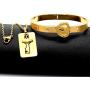 Uloveido Shield Key Pendant Necklace and Lock Bracelet for Girls Boys Couple Necklace Bracelet Set for Men and Women Anniversary Birthday Gift, You Hold the Key to My Heart Y473/Y474