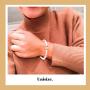 White pearl bracelet (initial bracelet) bracelet for couples with letter (best friend bracelets)