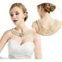 BABEYOND 1920s Gatsby Pearl Necklace Bridal Imitation Pearl Necklace Vintage Wedding Pearl Necklace Jewelry Set with Brooch BABEYOND 1920s Gatsby Pearl Necklace Bridal Imitation Pearl Necklace Vintage Wedding Pearl Necklace Jewelry Set with Brooch