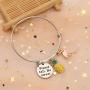 SEIRAA Pineapple Jewelry Sand Tall Be Sweet Keychain Flamingo Jewelry Tropical Inspirational Gift