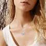 Distance Heart Necklace for Women 925 Sterling Silver Necklace Jewelry for Girls Wife Daughter