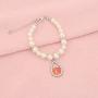 UJIMS DST Inspired Gift Red Elephant Bead Bracelet Delta Sigma Theta Sorority Gifts for Women Girl Greek Sorority Jewelry