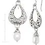 Silpada Enchanted Isle 6.5-7 mm Freshwater Cultured Pearl Open Teardrop Filigree Drop Earrings in Sterling Silver Silpada Enchanted Isle 6.5-7 mm Freshwater Cultured Pearl Open Teardrop Filigree Drop Earrings in Sterling Silver